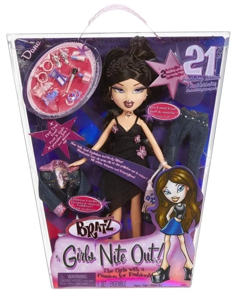 Bratz Girls Nite Out 21. Doğum Günü Sürümü Moda Bebeği Dana