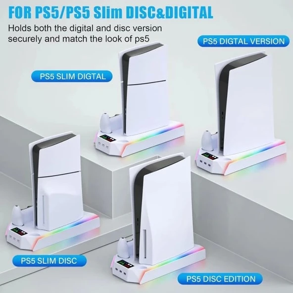 PS5 Standı ve Soğutma İstasyonu - 4
