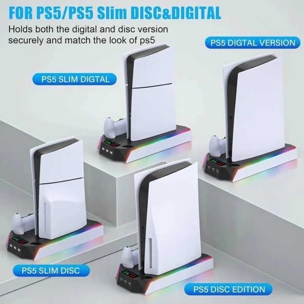 PS5 Standı ve Soğutma İstasyonu - 4