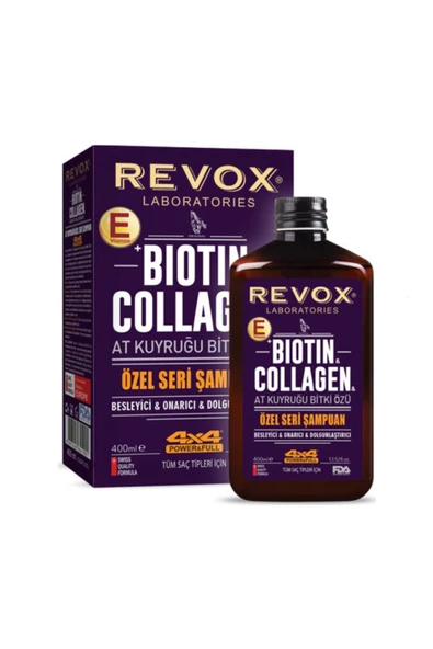 Biotin & Collagen At Kuyruğu Şampuan 400 Ml