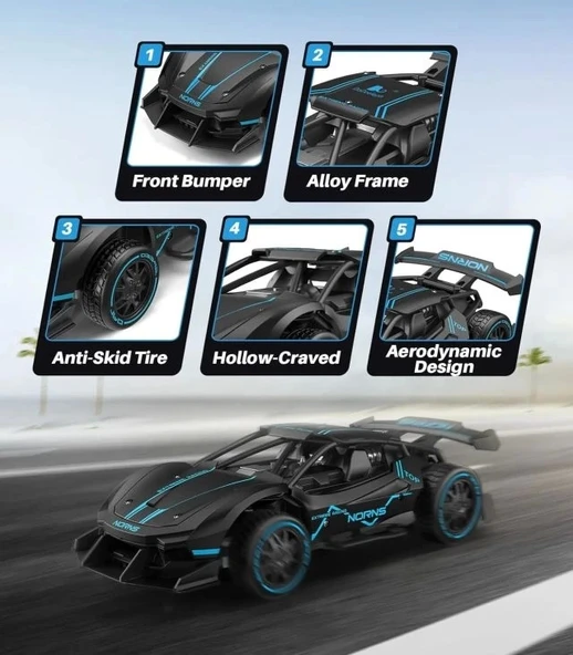 DoDoeleph RC Metal Uzaktan Kumandalı Araba