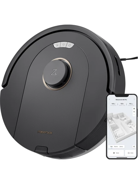 Roborock Q5 Pro Robot Süpürge - Siyah