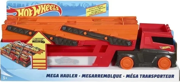 Hot Wheels 50 Araç Kapasiteli Mega Tır - 6