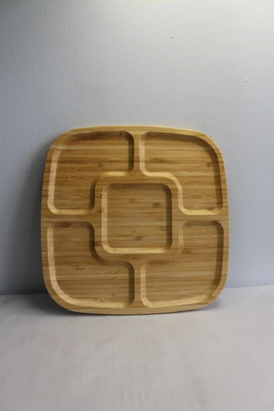 Bambu Sunum 25cm-5 Bölmeli