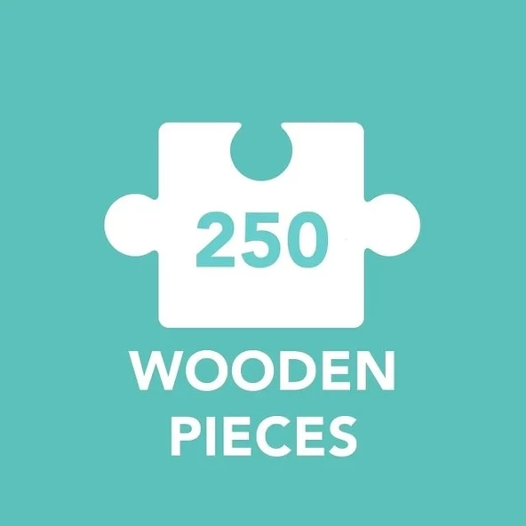 Galison 250 Parçalı Dört Mevsimde Köpek Parkı Ahşap Puzzle - 5