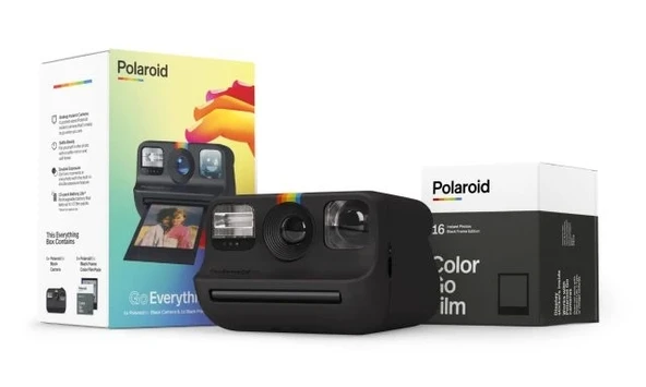 Polaroid Go Everything Box Kamera ve Film Paketi (6215) Siyah