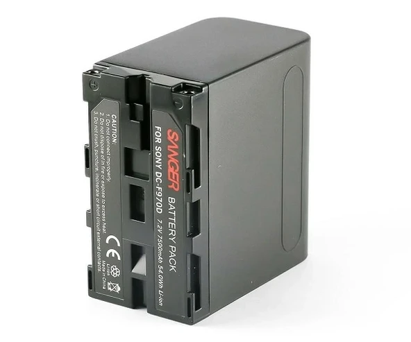 Sanger NP-F970M Işık Bataryası Şarj Girişli 7500mAh ürün görseli