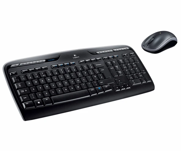 Logitech MK330 Q Türkçe Kablosuz Standart Siyah Klavye+ Mouse