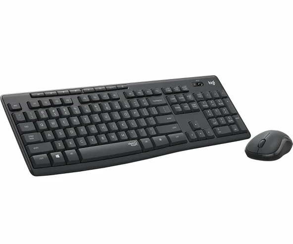 Logitech MK295 Q Türkçe Kablosuz Siyah Klavye+ Mouse - 2