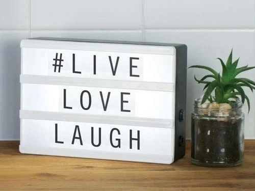A5 Işıklı Harfli Dekoratif Led Pano Lightbox - 2