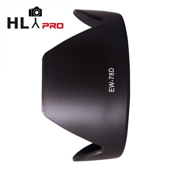 Hlypro Canon EF-S 18-200MM F/3.5-5.6 IS Lens İçin EW-78D Parasoley