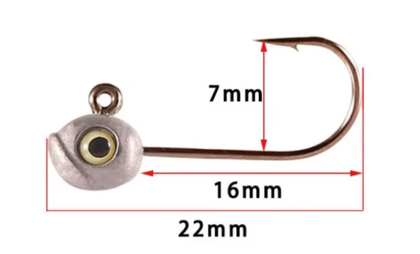 Hokkaido 4 Adet 1 gram Jig Head,zoka - 1