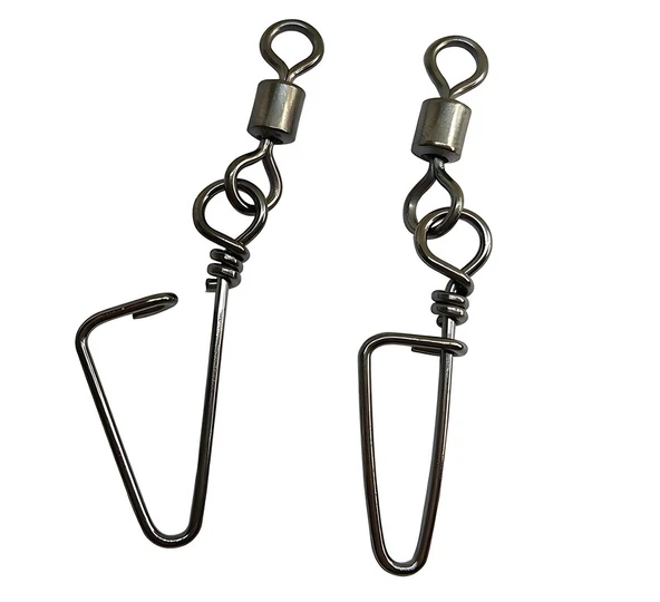Hokkaido 30 Adet 10 Numara,8 Kg Çeker,Nikel Kaplamalı Klipsli Fırdöndü,(Rolling Swivel Coastlock Snap). - 3