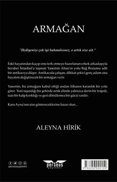 Armağan  -  Aleyna Hirik  -  Perseus Yayınevi  - - Resim 2