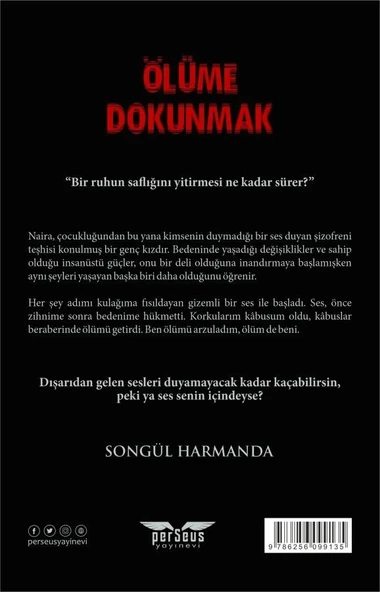 Ölüme Dokunmak  -  Songül Harmanda  -  Perseus Yayınevi  - - Resim 2