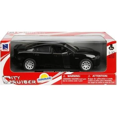 Sunman Dodge Charger Siyah 1/24 Model Araba
