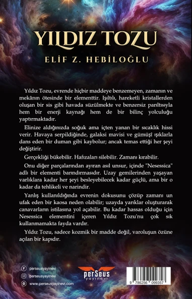 Yıldız Tozu - Elif Z. Hebiloğlu, Perseus Yayınevi, - Resim 2