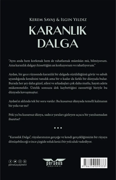 Karanlık Dalga - Kerem Savaş & Ilgın Yıldız, Perseus Yayınevi, - Resim 2