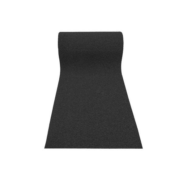 Kıvırcık Kapı Önü Dış Mekan Paspas / Kalınlık : 14 mm. / En : 1.20 M. - Boy : 1 Metre / Siyah - Resim 2