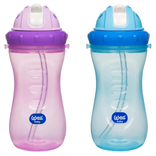 Nessiworld Wee Baby Renkli Pipetli Bardak 340ml 761