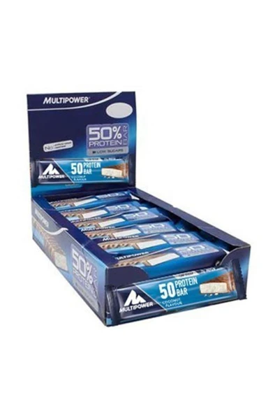 Multipower %50 Protein Bar 20 Adet Hindistan Cevizi