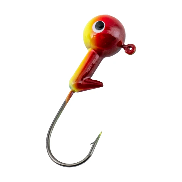 Jighead - Zoka - Kurşunlu Olta İğnesi - (XH-A 02) - Sarı Kırmızı - 18 Gr