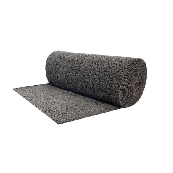 Kıvırcık Kapı Önü Dış Mekan Paspas / Kalınlık : 14 mm. / En : 1.20 M. - Boy : 4 Metre / Gri