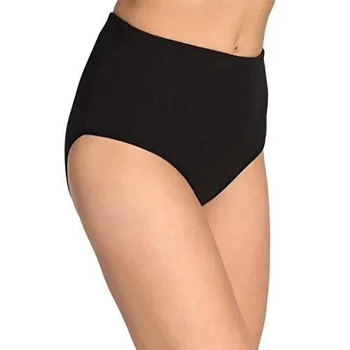 ASM1303 Kadın 6 lı Kadın Siyah Pamuklu Bato Külot 1434 - 3