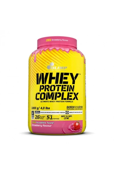 Olimp Whey Protein Complex Protein Tozu 1800gr - Çilek Aromalı