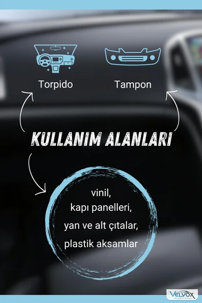 Torpido Bakım Sütü 500 ml (JEL FORMU) Uygulama Süngeri Hediye, Torpido Temizleyici, Torpido Bakım - 3
