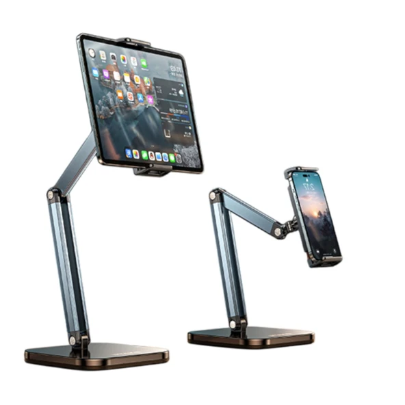 RTAKO 911 Yüksekliği Ayarlanabilir Telefon ve Tablet Standı (Gri) - 2