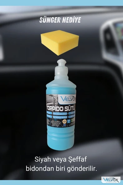 Torpido Bakım Sütü 500 ml (JEL FORMU) Uygulama Süngeri Hediye, Torpido Temizleyici, Torpido Bakım - 4