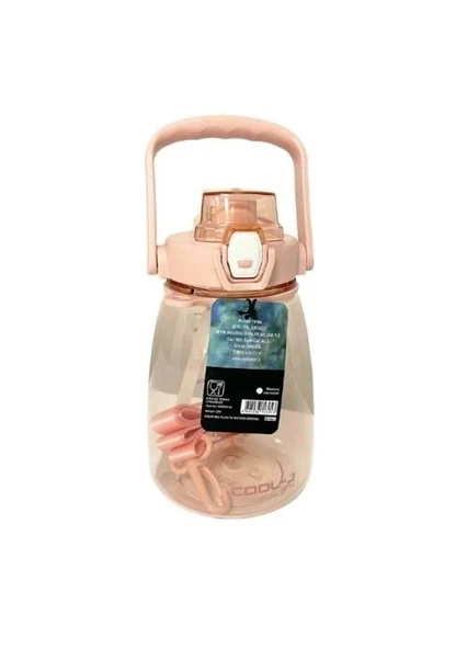 GIPTA ASKILI PİPETLİ TRİTAN SPORCU MATARA 1200 ML PEMBE