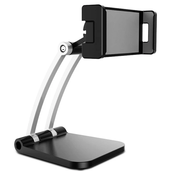 Q010 Ayarlanabilir Masaüstü Tablet ve Telefon Tutucu Stand (Siyah) - 2