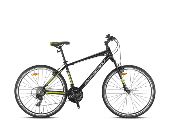 Kron Tx 75 - 28inç Trekking Lady - 17 - 21 Vites - Mekanik Disk Fren - Mat Haki-Siyah/Açık Sarı - 2