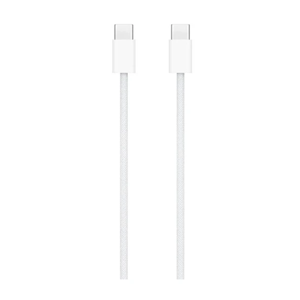 Nettech NT-DC17 60W İp Örgü 100 Cm Type-C To Type-C Şarj ve Data Kablosu (Beyaz)
