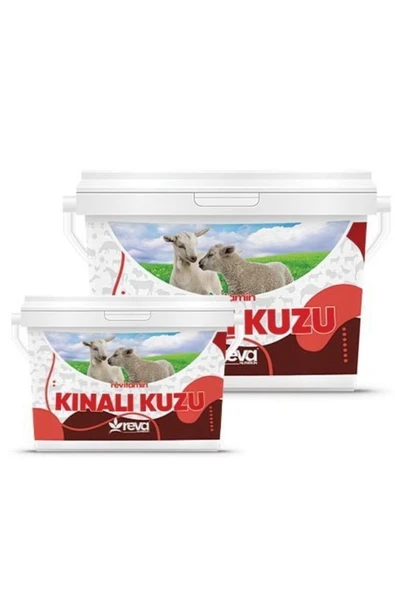 Hs Tarım Revitamin Kınalı Kuzu Koyun Keçi Kuzu ve Buzağı Hayvan Yem Katkı 20 KG Kova