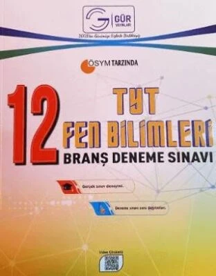 Gür Yayınları TYT Fen Bilimleri 12li Branş Denemesi