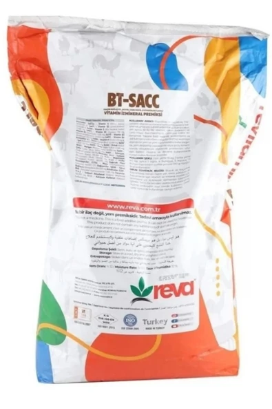 Hs Tarım Revitamin Bt-Sacc Canlı Maya Alaşımlı Hayvan Yem Katkısı 25 kg - Resim 3