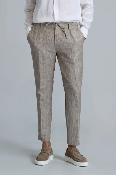 Lufian 111190329 Marıo Smart Erkek Chino Pantolon Tailored Fit Erkek Pantolon - Resim 3