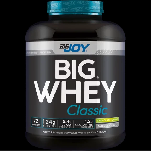 Bigjoy Sports BIGWHEY Whey Protein Classic  2376g Çikolata Aroma 72 Servis