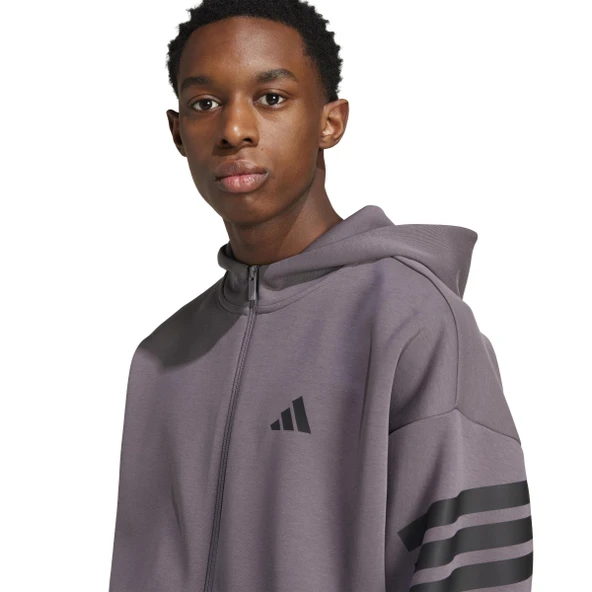 Adidas M FI 3S FZ Sweatshirt Jacket Erkek Eşofman Üstü - 5