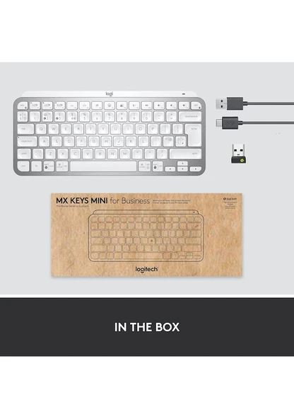 Logitech MX Keys Mini For Business Kablosuz İngilizce Q Klavye - 7