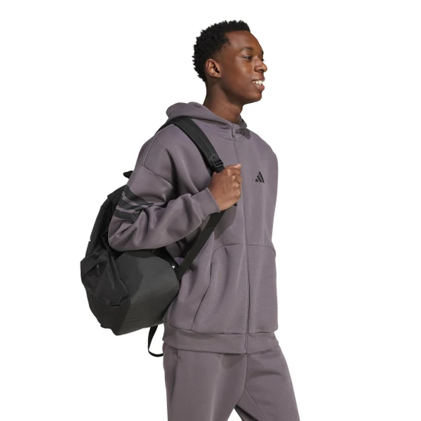 Adidas M FI 3S FZ Sweatshirt Jacket Erkek Eşofman Üstü - 3