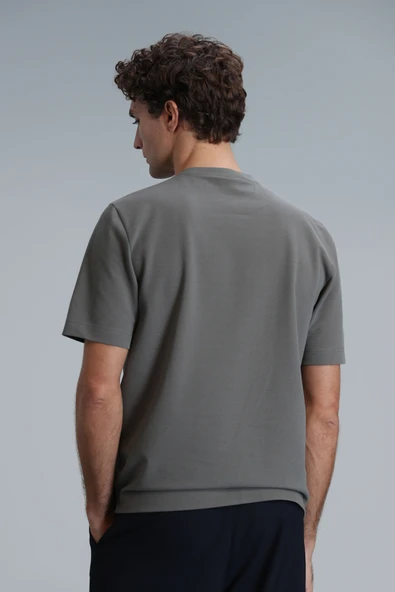 Lufian 111020193 Bıanca Modern Grafik Tişört Erkek T-Shirt - Resim 7