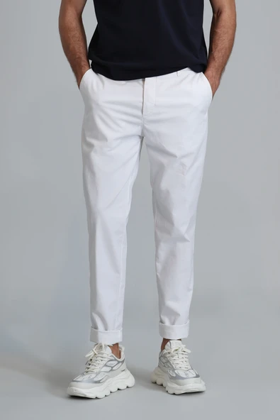 Lufian 111190313 Tom Smart Erkek Chino Pantolon Slim Fit Erkek Pantolon - Resim 1
