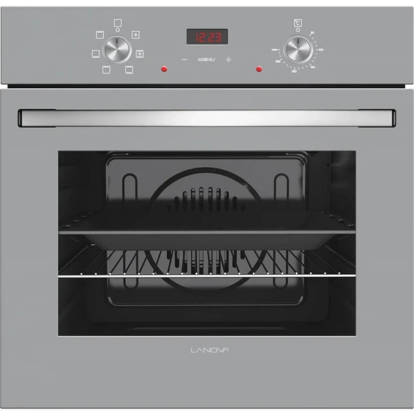 Lanova İtalyan 4406G01 - G17402-117 - 1018X52 5 Gözlü Gri Cam Ankastre Set - 2