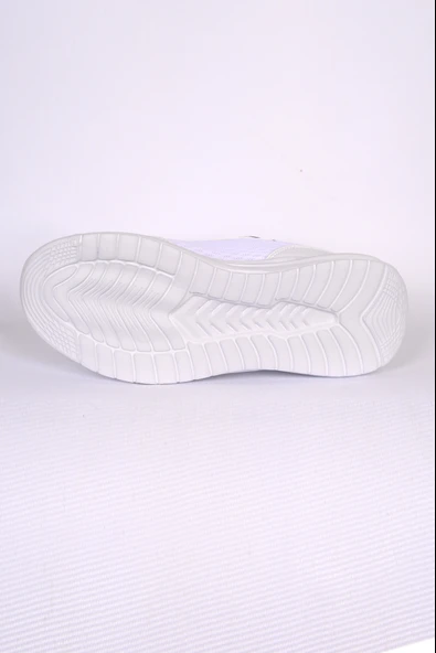 Hummel 900721-9001 PROCTION Fileli Bağcıklı Hafif Taban Dokulu Beyaz Erkek Spor Ayakkabı - 4