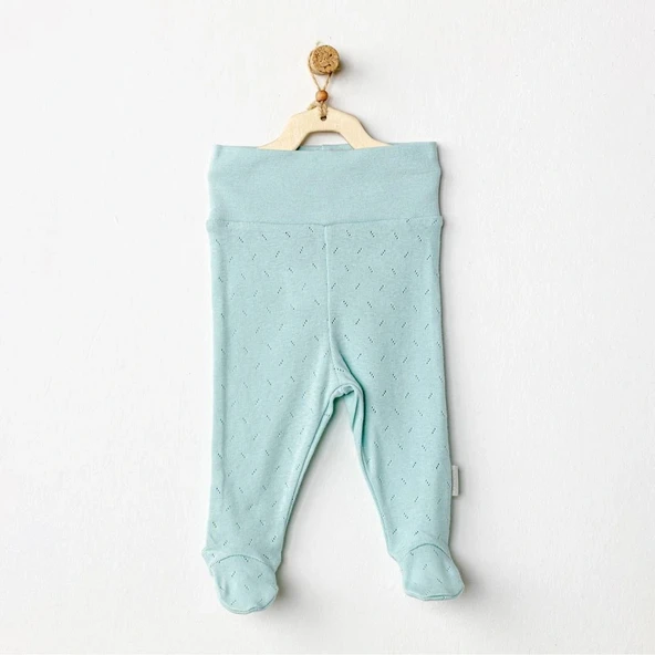 Nessiworld   AC24706 Jacquard Patikli Bebek Pantolon Green