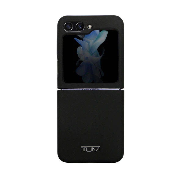 TUMI Galaxy Z Flip 5 Kılıf TUMI Liquid Silikon Metal Logo Dizayn Orjinal Lisanslı Kapak - 3